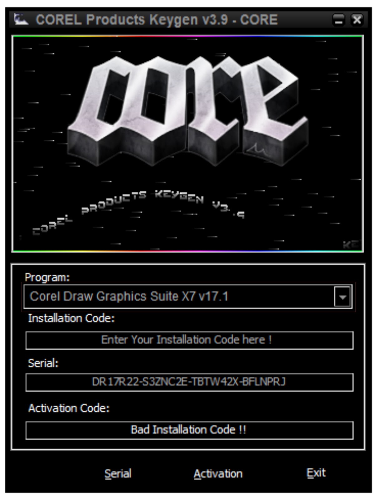 serial corel draw x6 32 bits